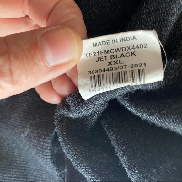 NASA Sweatshirt Mens Black Pullover Long Sleeve Crew Neck Graphic Logo XXL - Picture 6 of 8